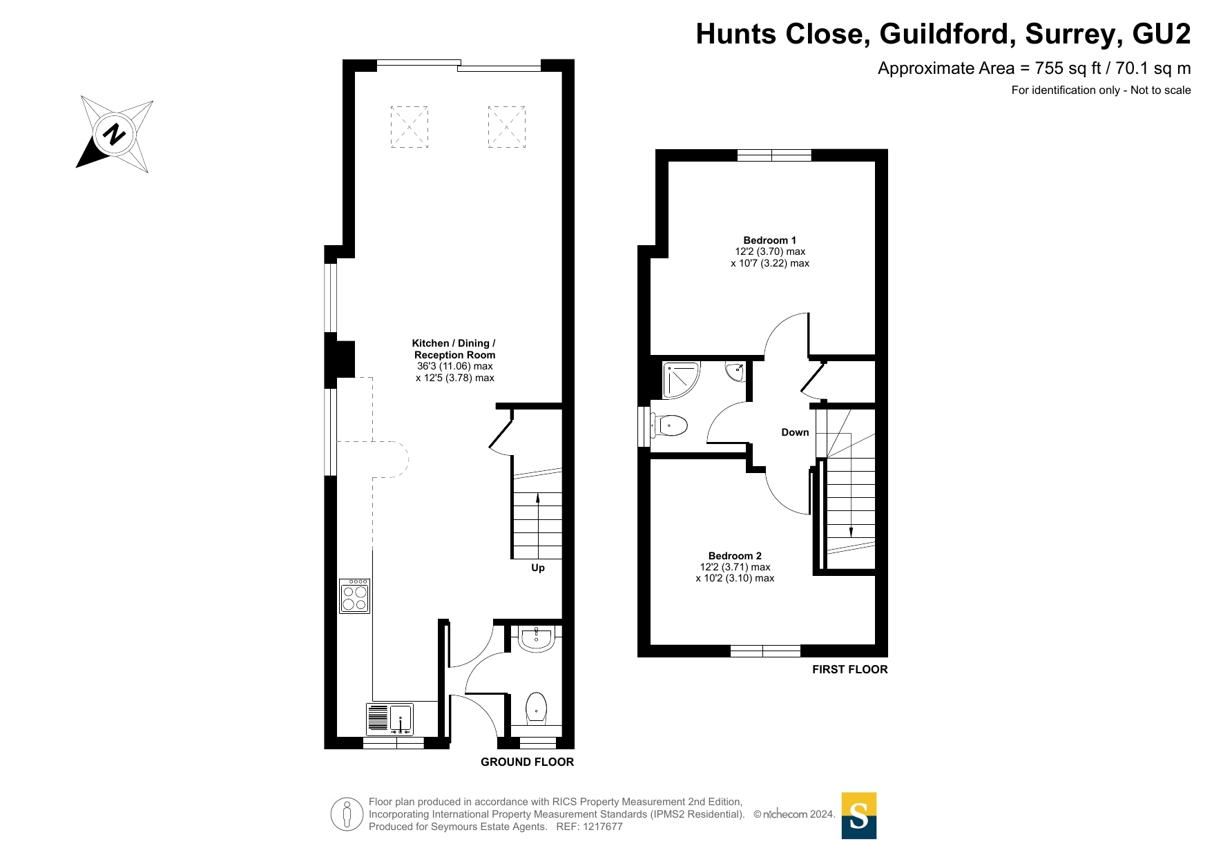 15, Hunts Close, Surrey floorplan