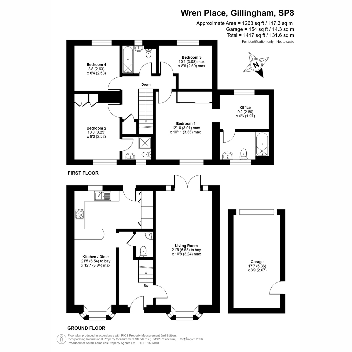 Wren Place, Gillingham floorplan