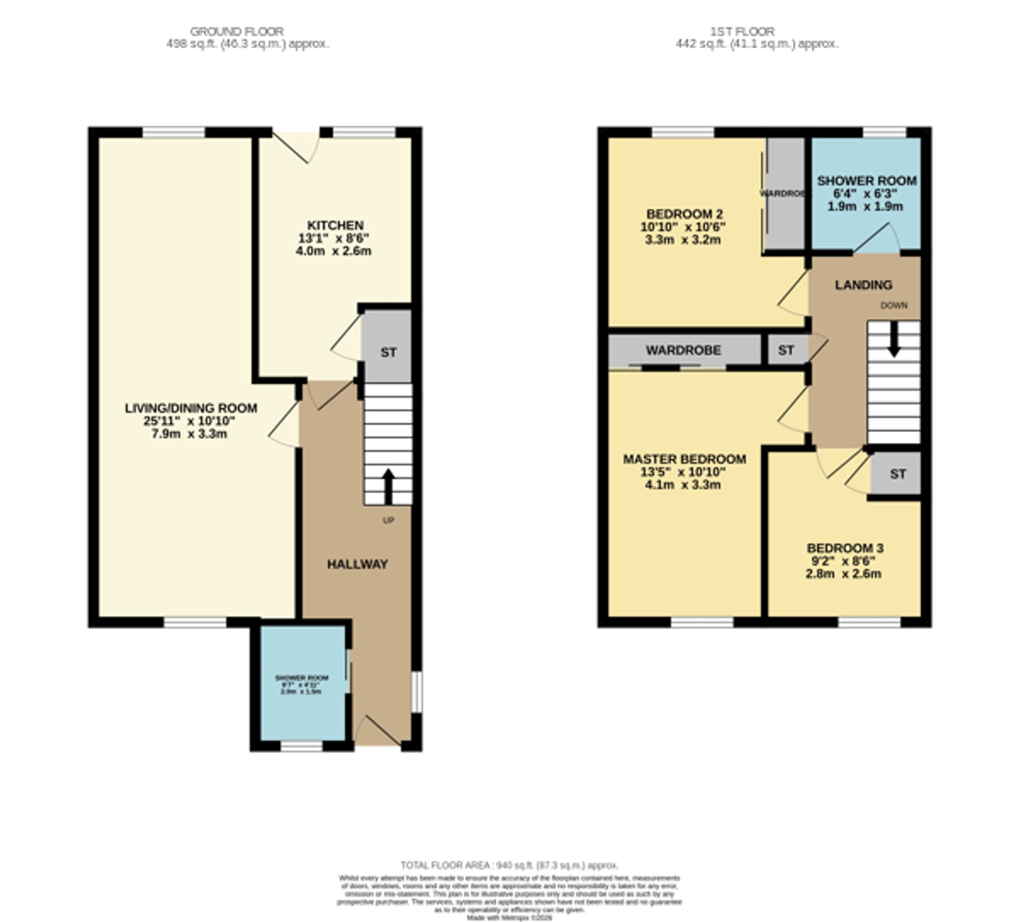 27 Hallside Crescent, Glasgow floorplan