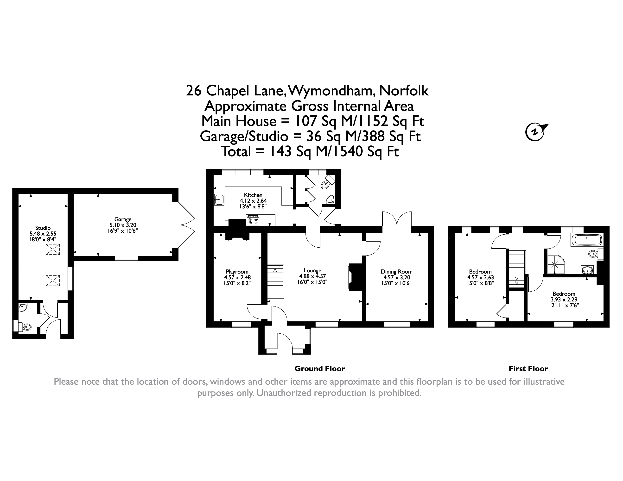 Chapel Lane, Wymondham, Norfolk NR18, 3 bedroom detached house for sale
