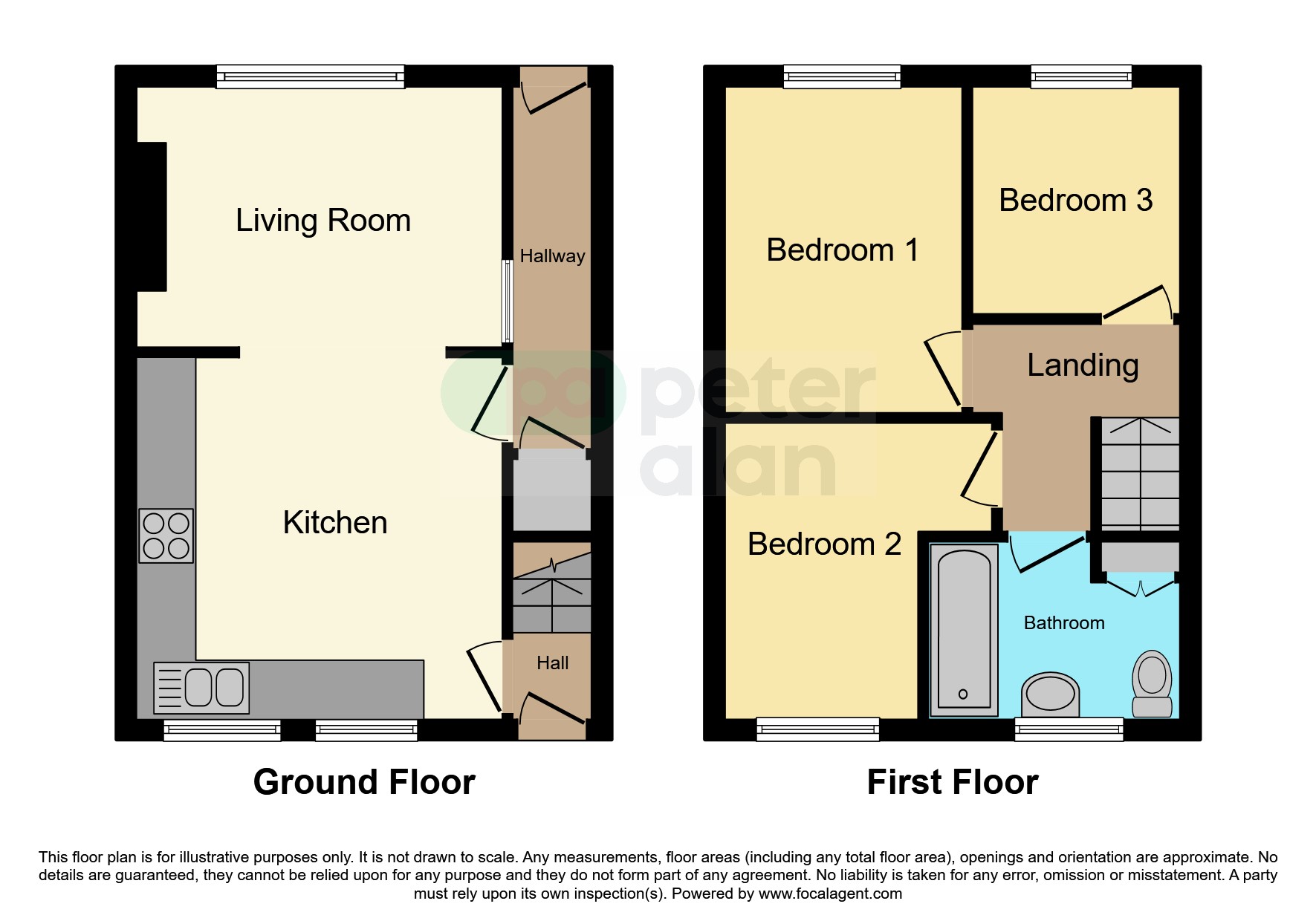 3, Upper Cross Street, New Tredegar floorplan