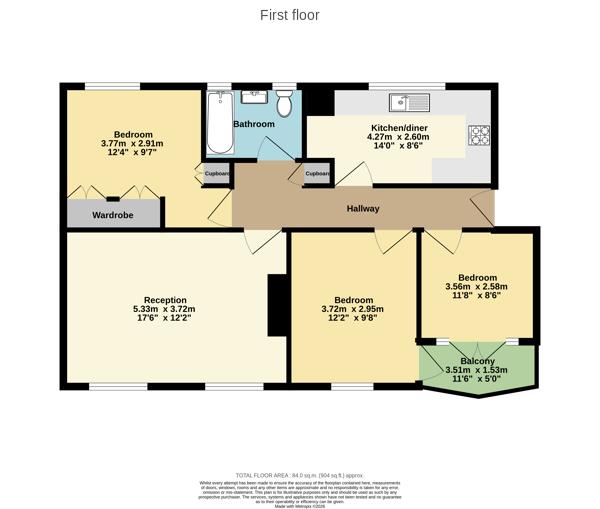 Arundel Gardens, London floorplan