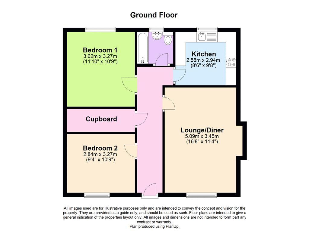 2 Bedrooms Flat to rent in Halliday Close, Basingstoke RG21