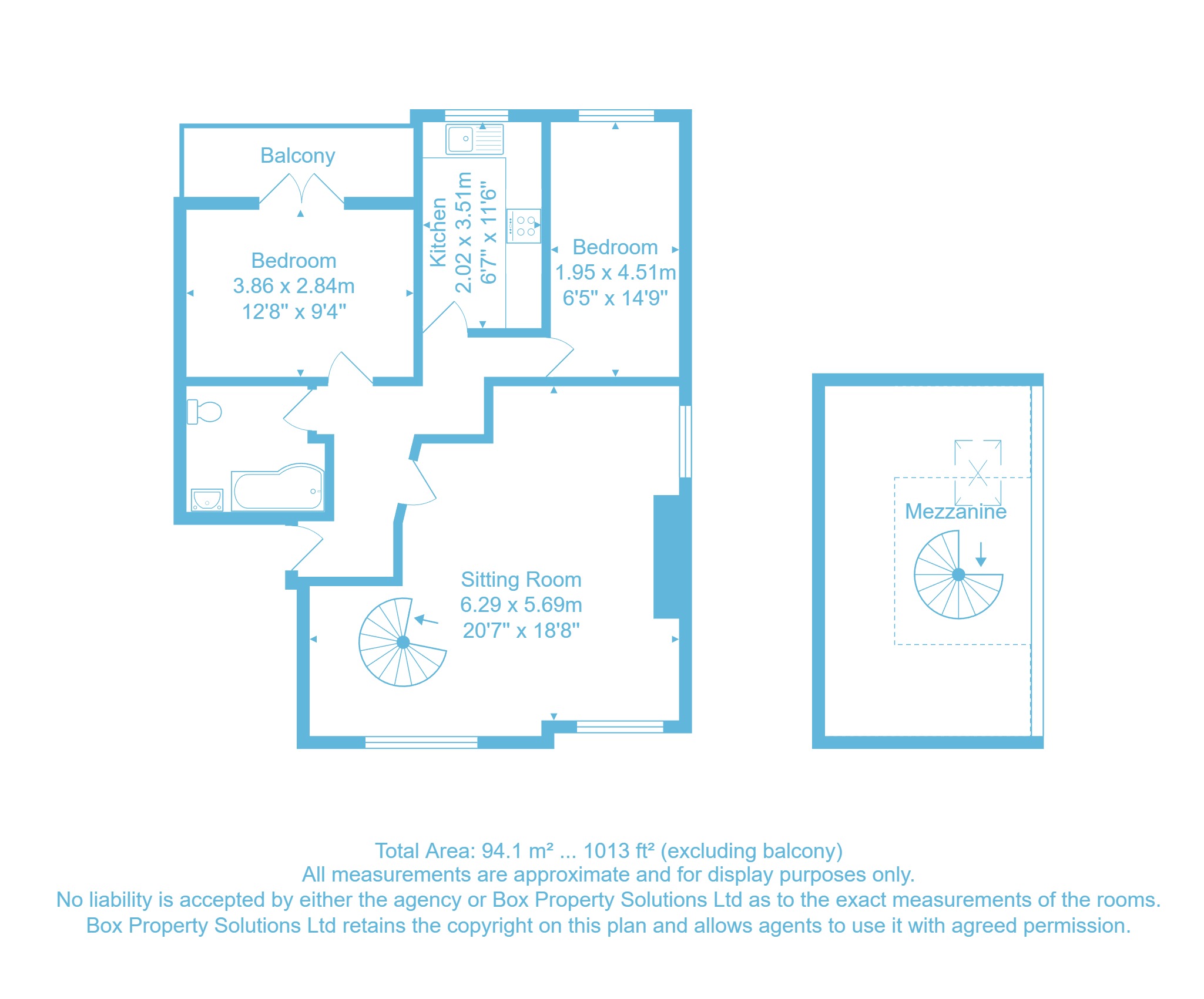 Flat, 6, Sir Titus Salt Apartments, Shipley floorplan