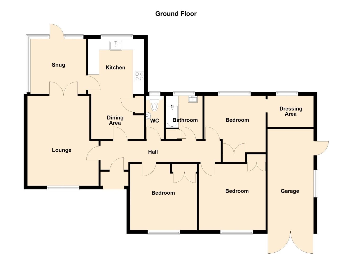 Hereward Way, Weeting floorplan