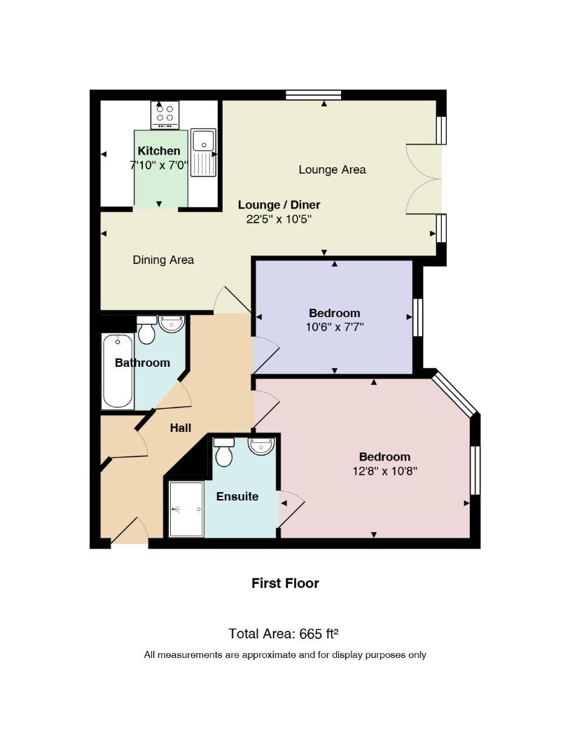 Flat 27, Magnon Court, Lake Street, Leighton Buzzard floorplan