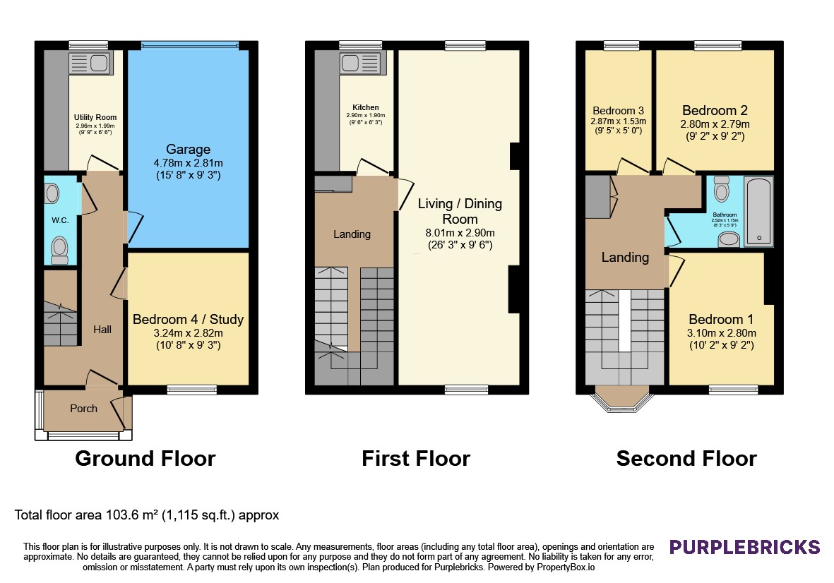 19b, North Street, Horncastle floorplan