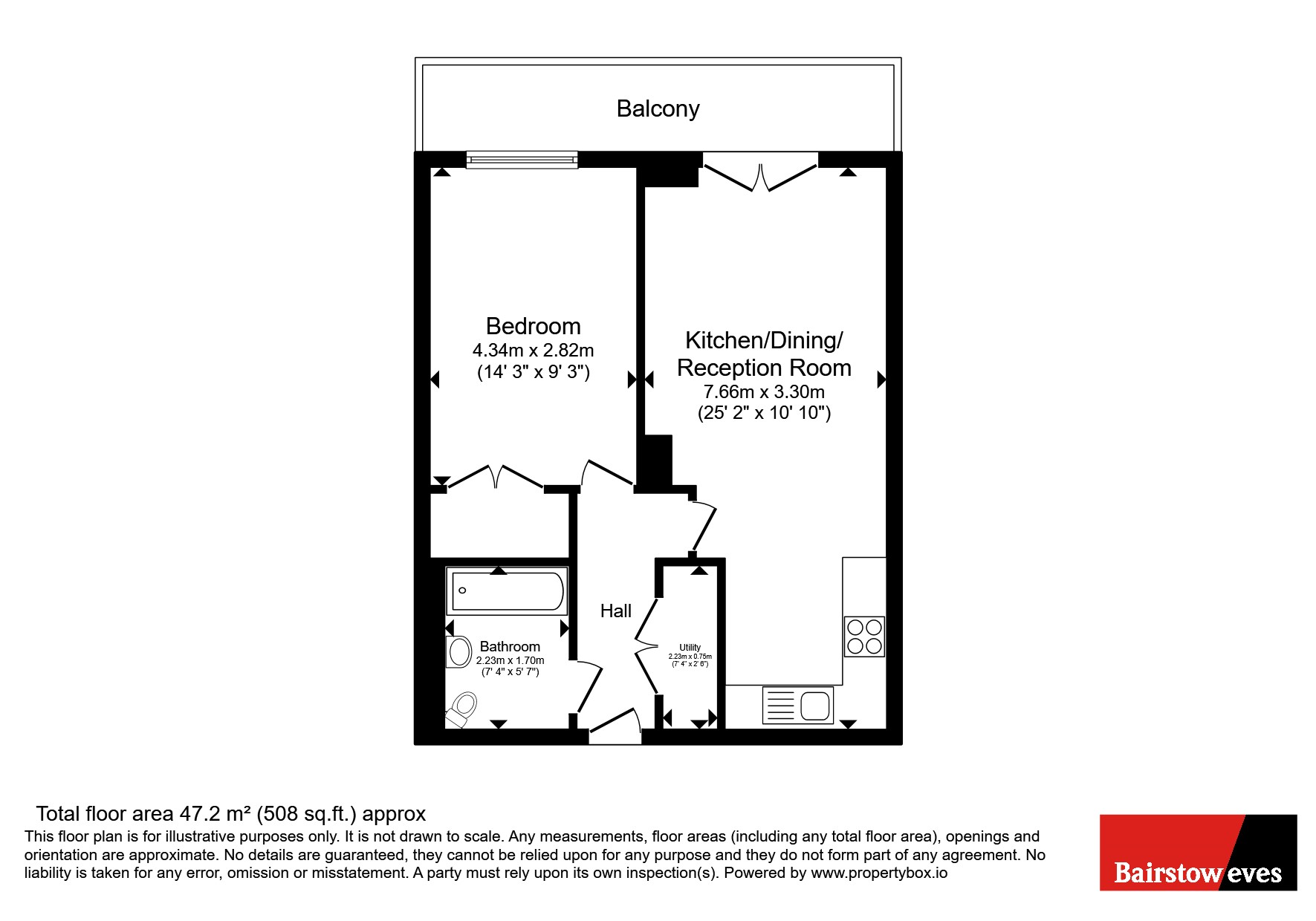 Flat 174 Forum House,, Empire Way, Middlesex floorplan
