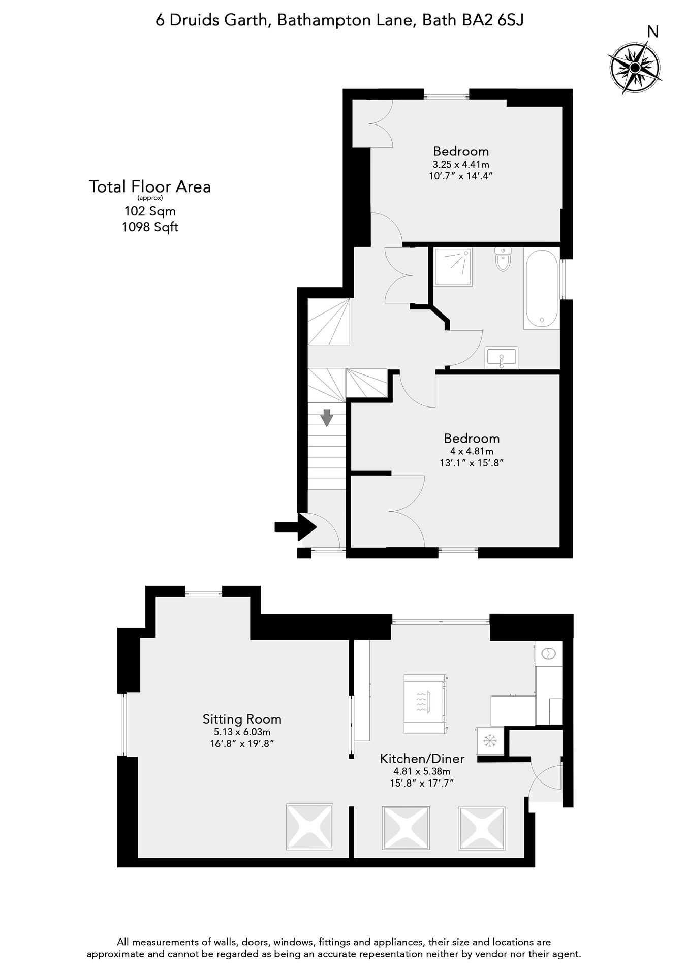 Bathampton Lane, Bath floorplan