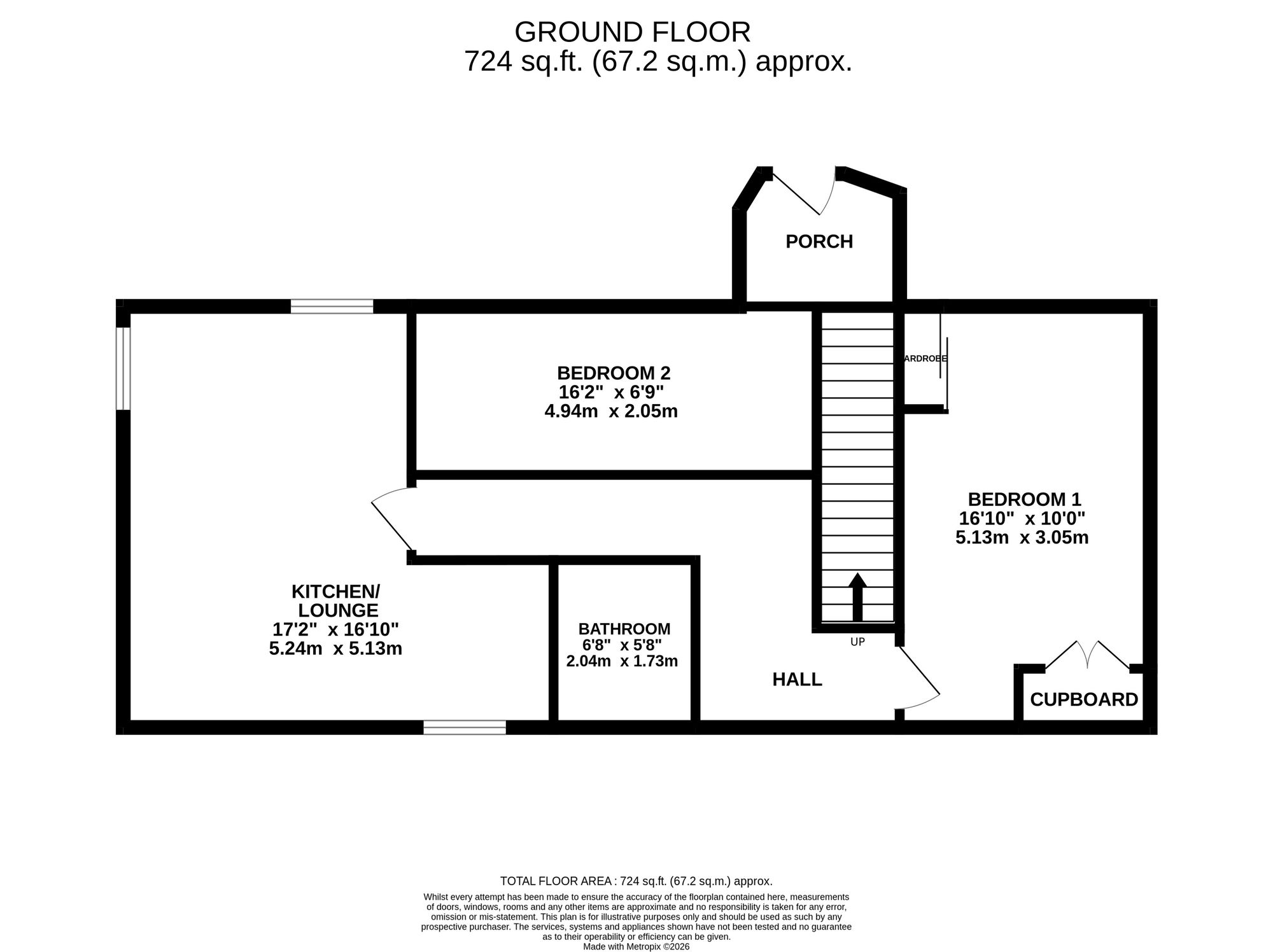 4b Hunter Street, Auchterarder floorplan