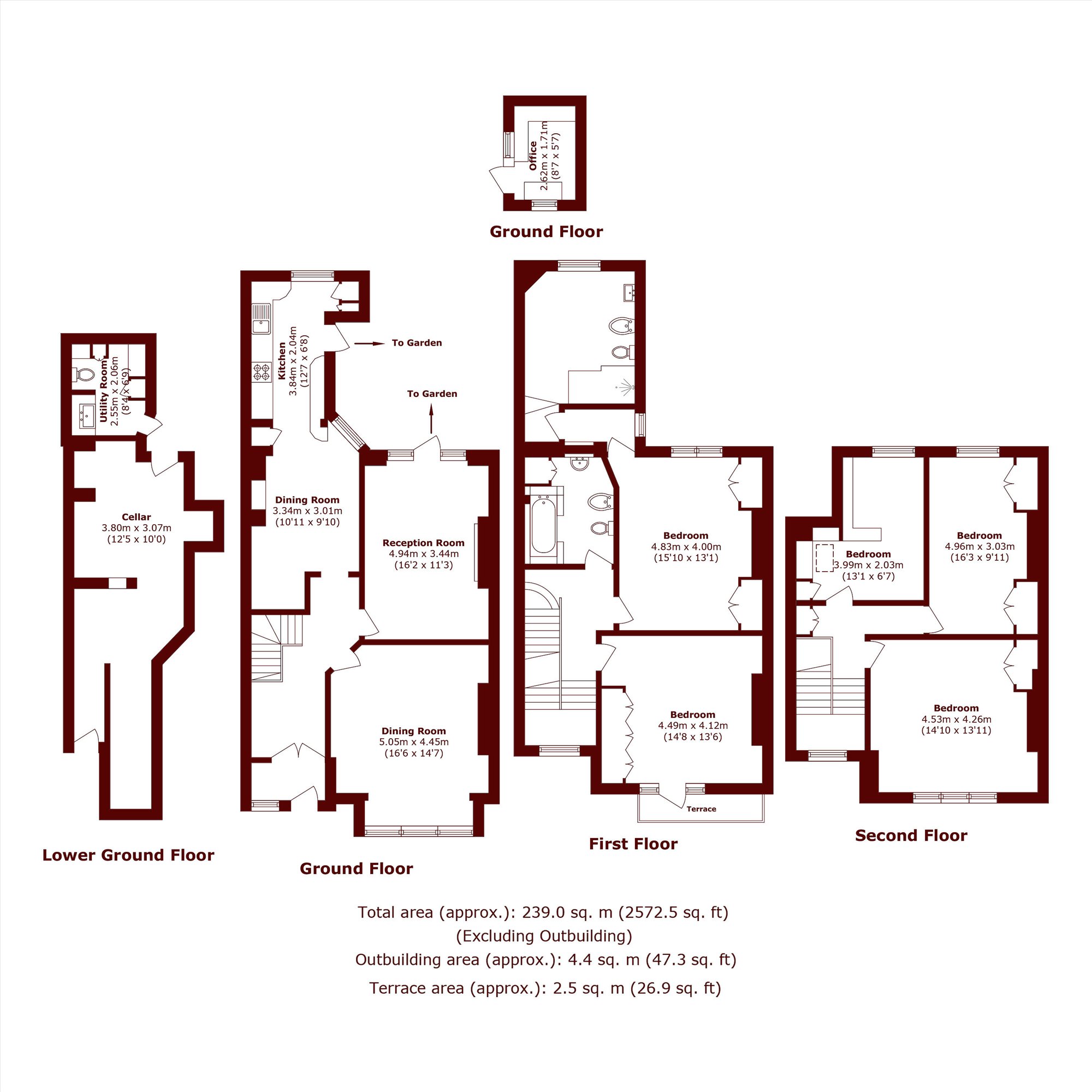 Grove Road, London floorplan