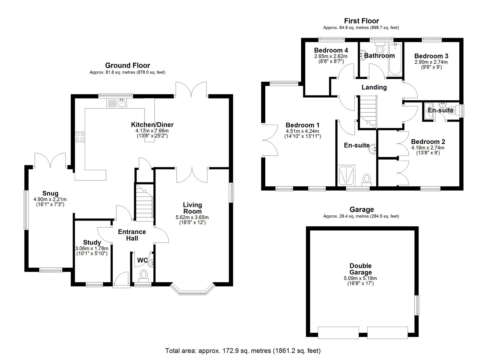 8, Brindley Park, Sandbach floorplan