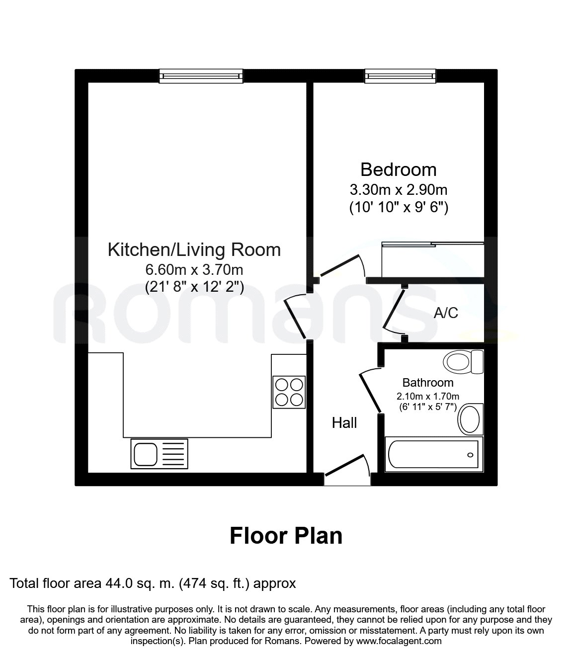 Flat 43, Merrick House,, Whale Avenue, Berkshire floorplan