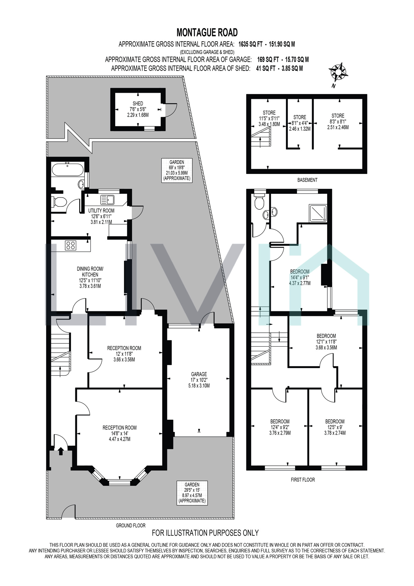 15 Montague Road, Croydon floorplan