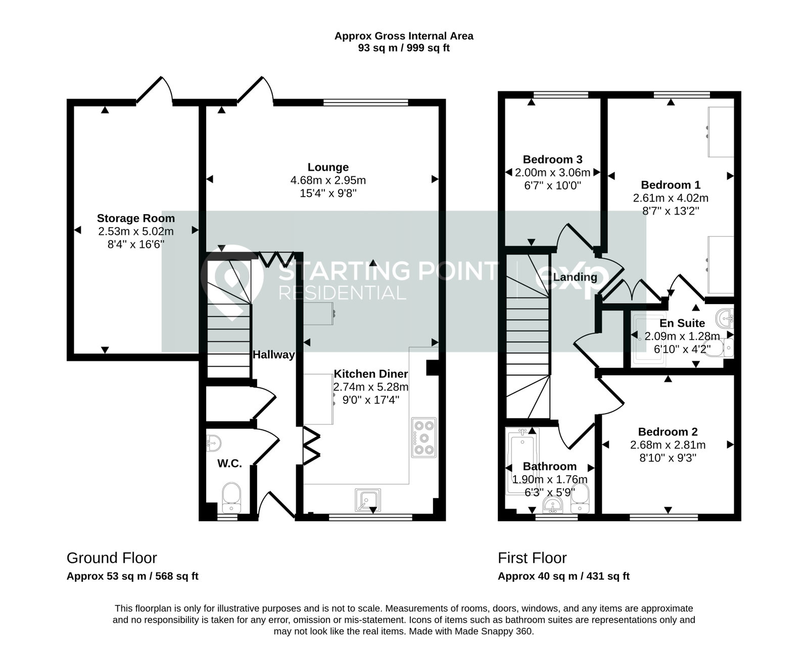 20, Longship Way, Maldon floorplan