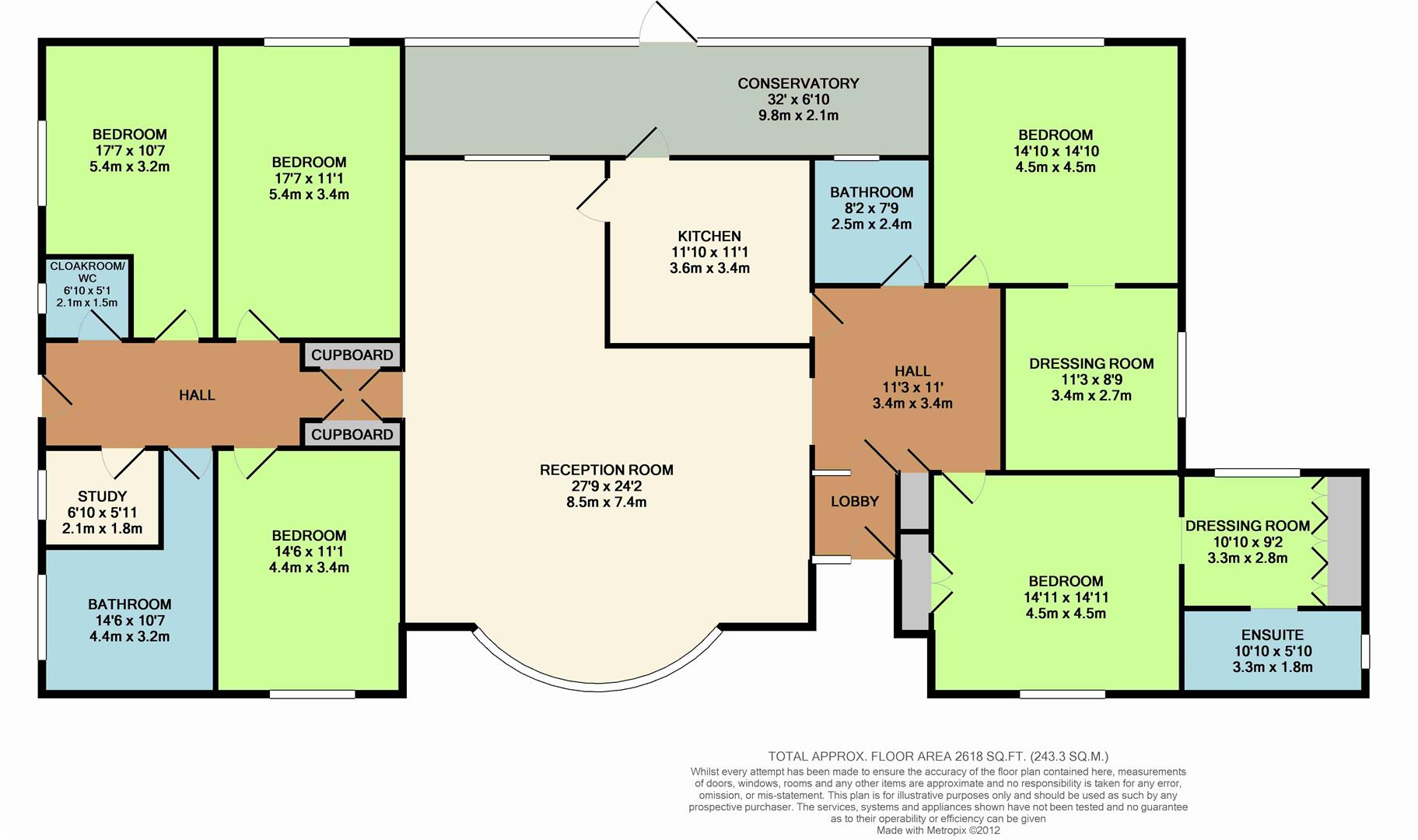 Santa Maria Nursery, Daws Hill, Sewardstone floorplan