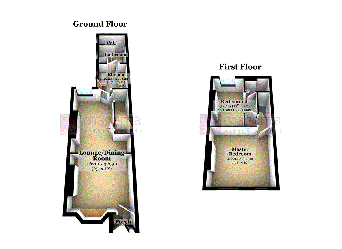 8, Harcourt Street, Raunds floorplan
