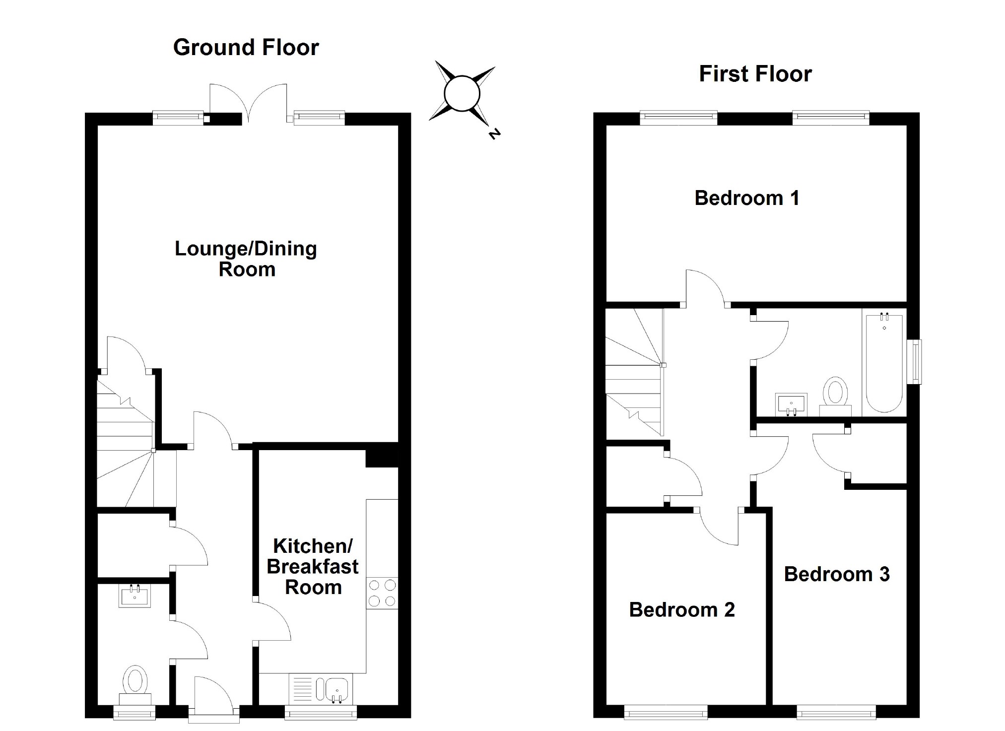 3 Bedrooms Semi-detached house for sale in Giles Crescent, Stevenage, Hertfordshire SG1