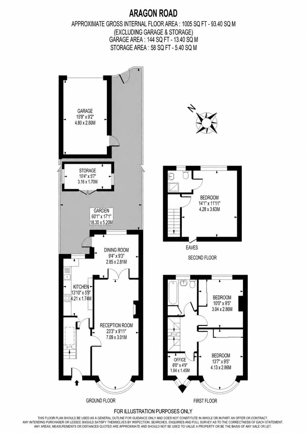 128, Aragon Road, Morden floorplan