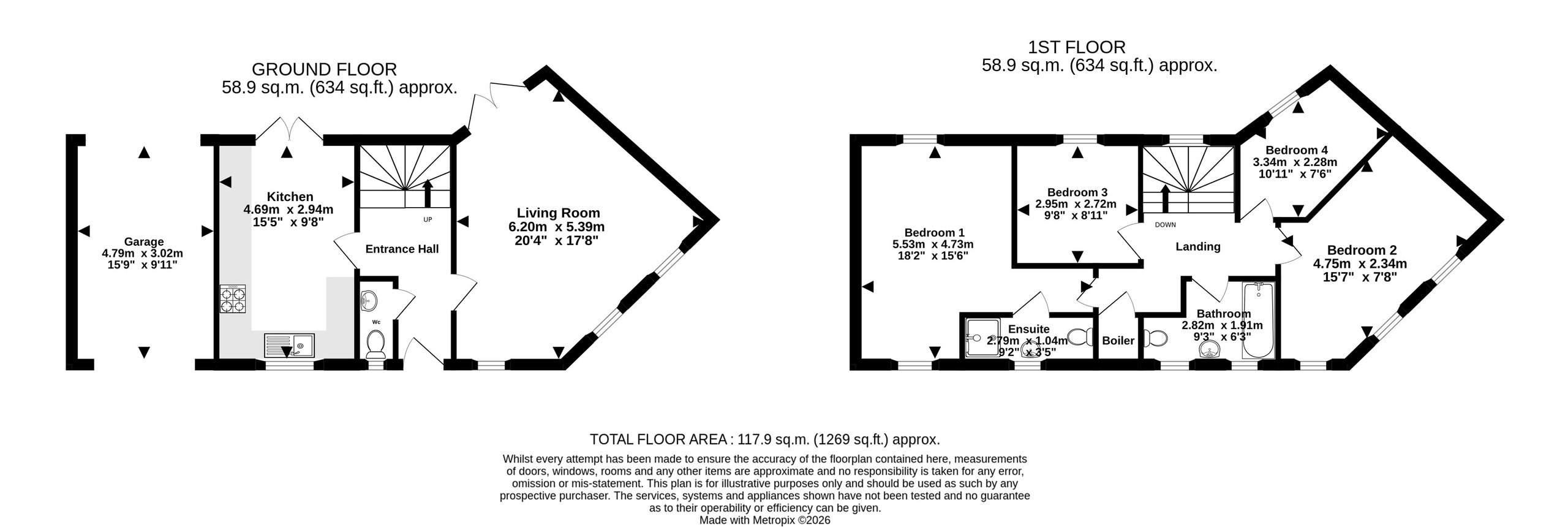 6 Newfoundland Way, Portishead floorplan