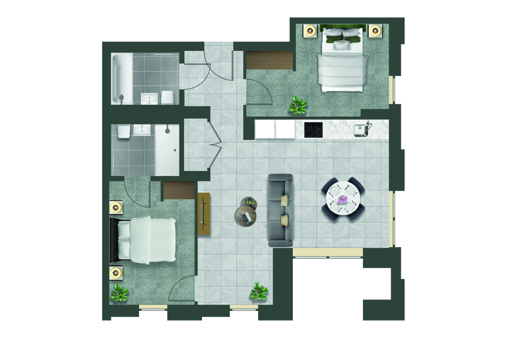 756, Hove Central, 11 Boulevard Place, Brighton floorplan
