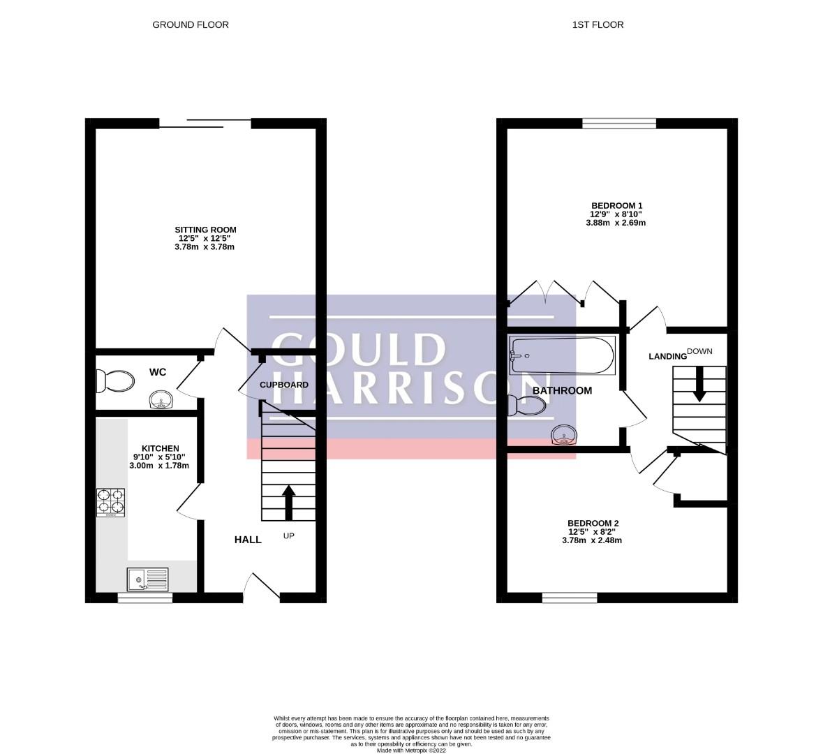 9, Chater Close, Ashford floorplan
