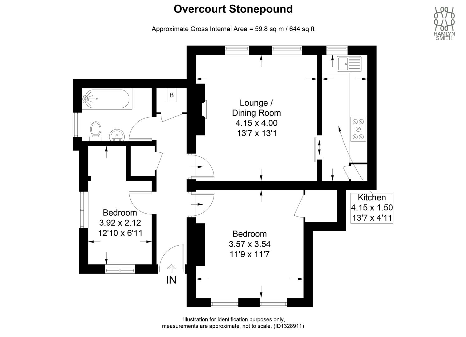 1 Overcourt Stonepound, Keymer Road, Hassocks floorplan