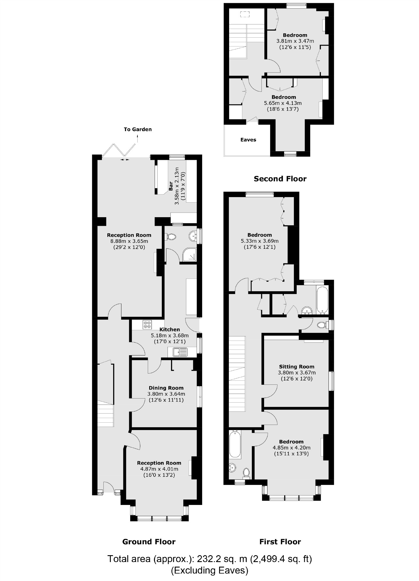 52, Little Heath, London floorplan