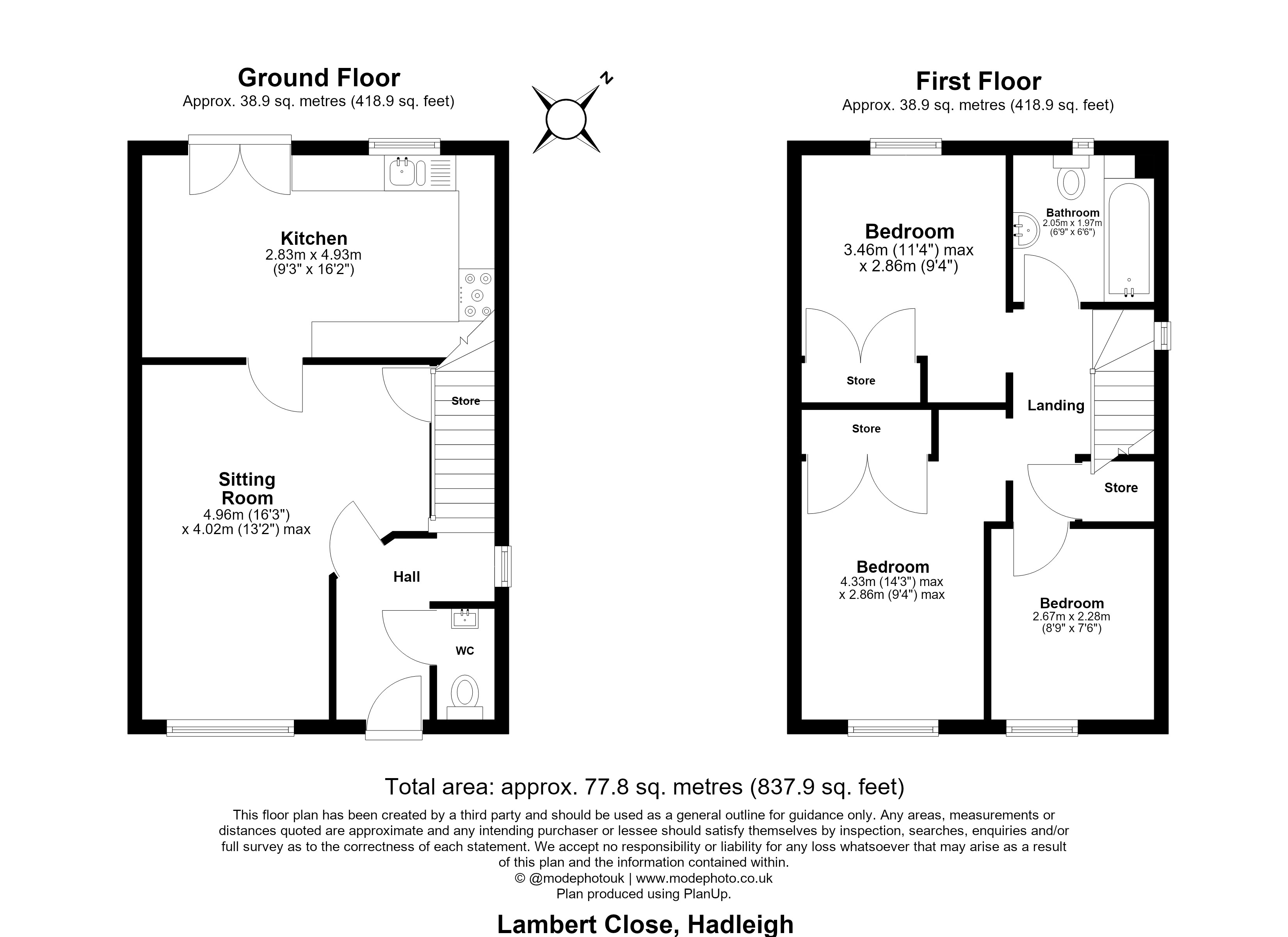 53, Lambert Close, Ipswich floorplan