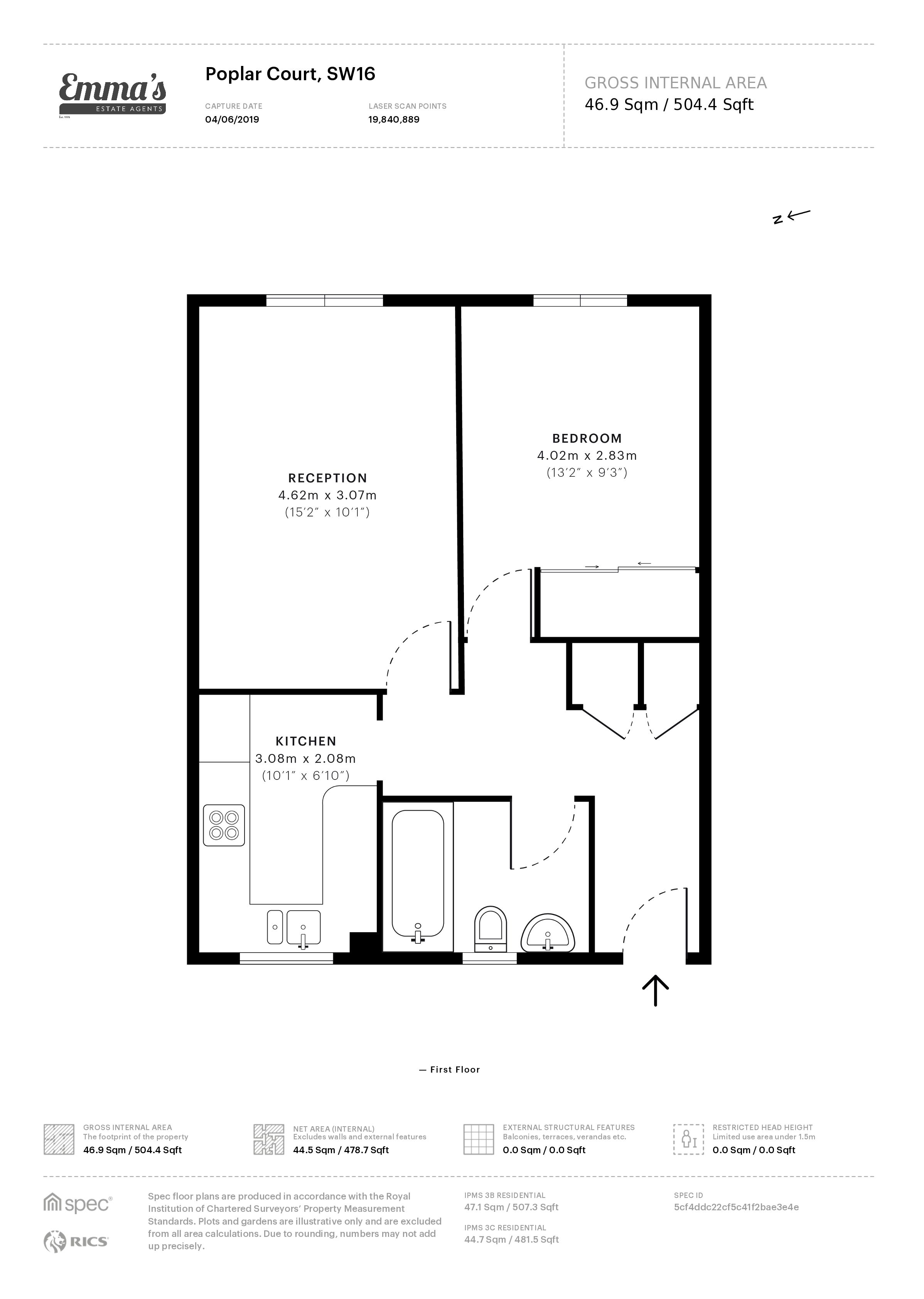 1 Bedrooms Flat for sale in Leithcote Path, London SW16