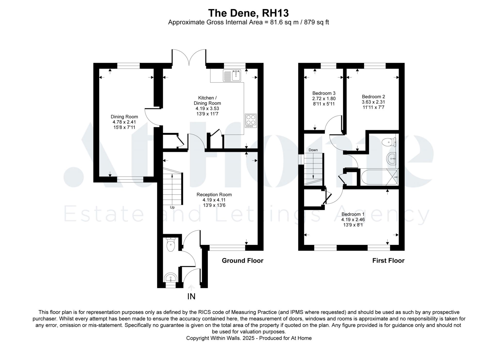 5, The Dene, Horsham floorplan