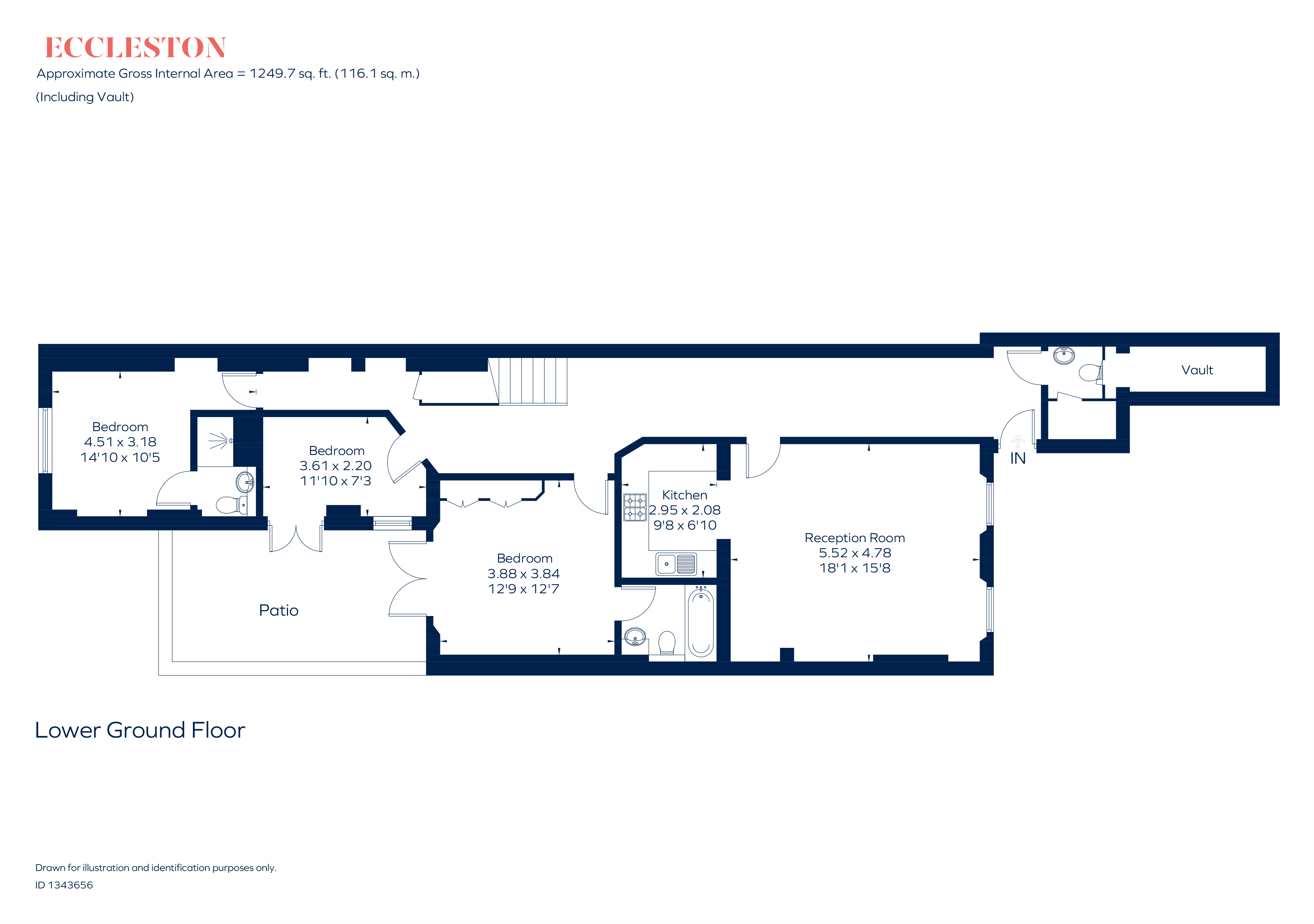 Eccleston Square, London floorplan