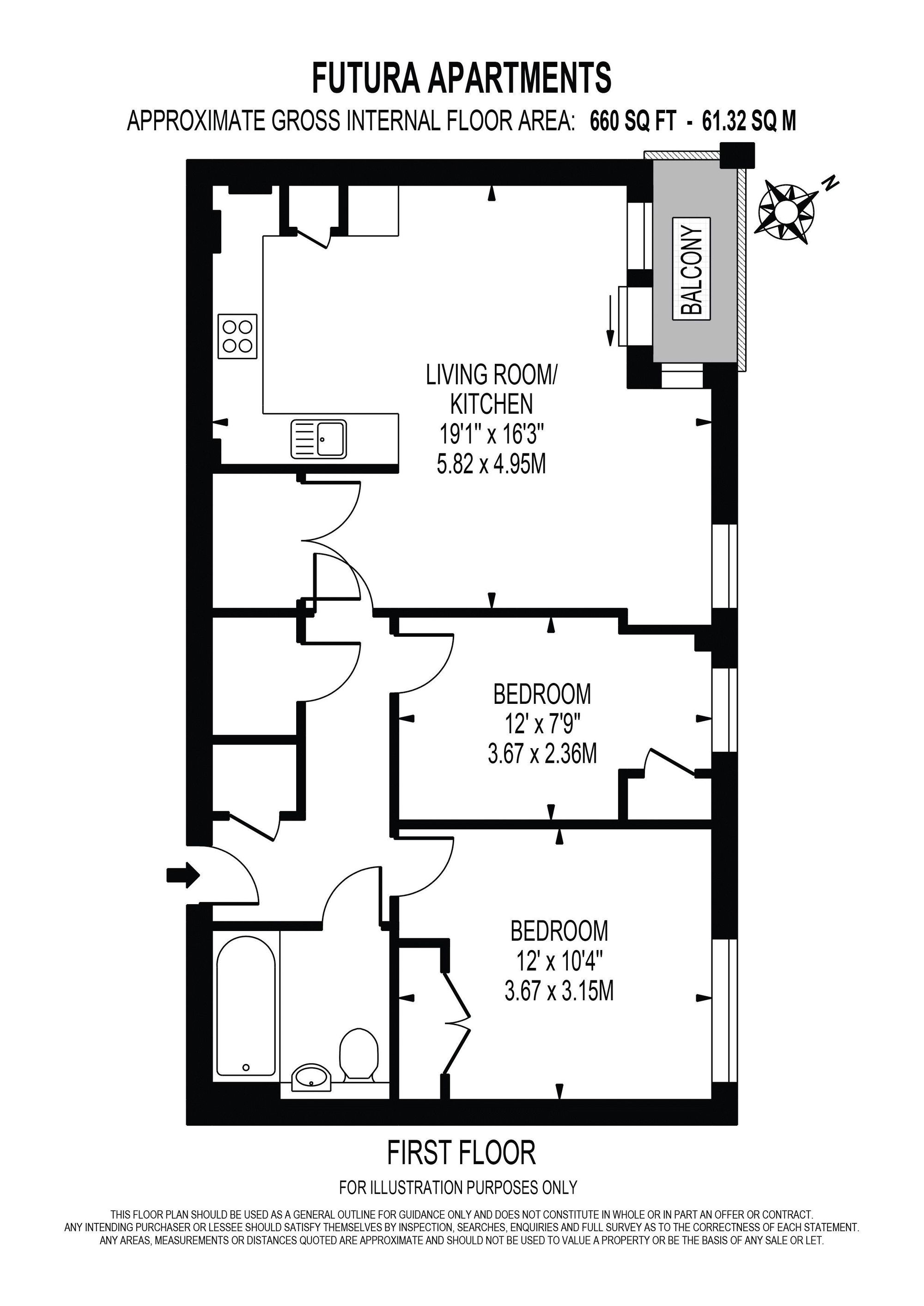 3 High Street, Edgware floorplan