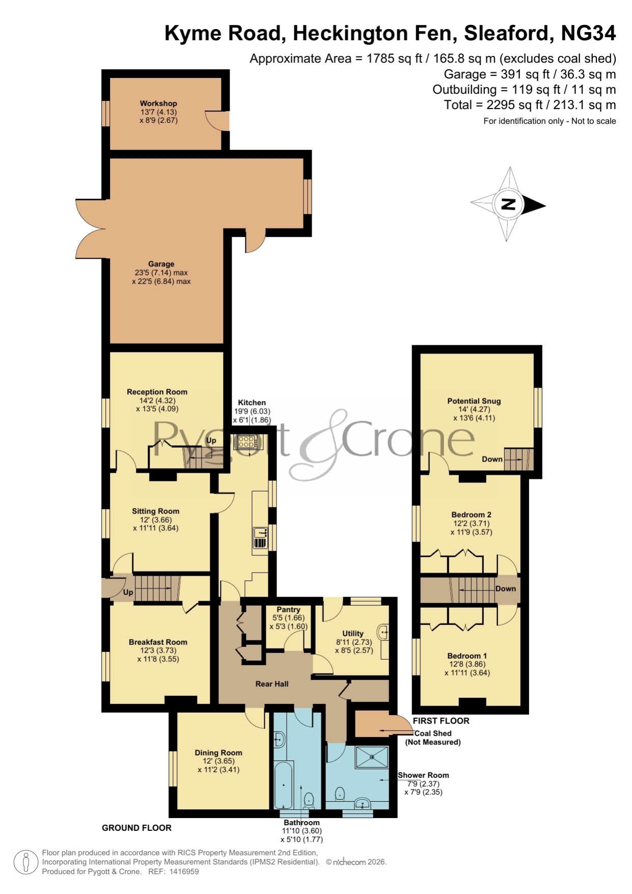 April Cottage, Kyme Road, Sleaford floorplan