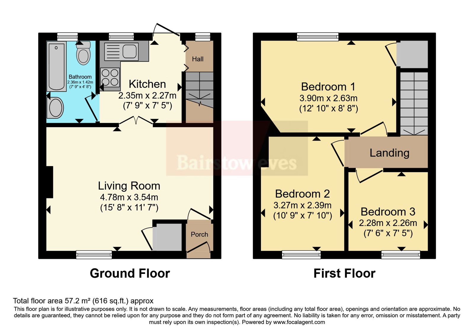 6, Ladbroke Grove, West Midlands floorplan