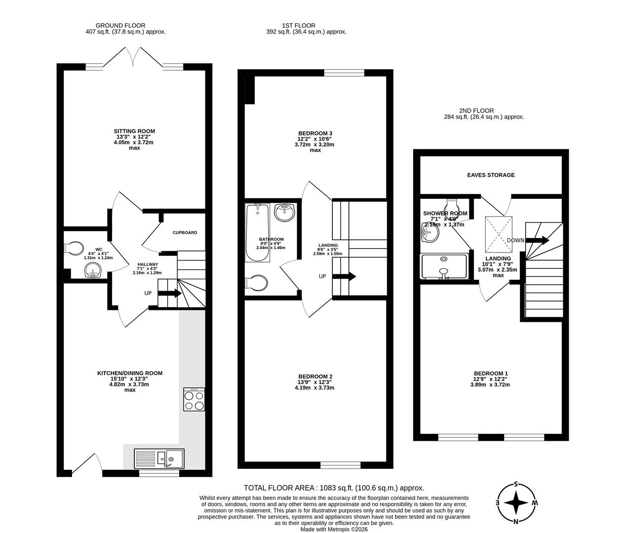 1 The Flax Factory, Fenway Close, Dorchester floorplan
