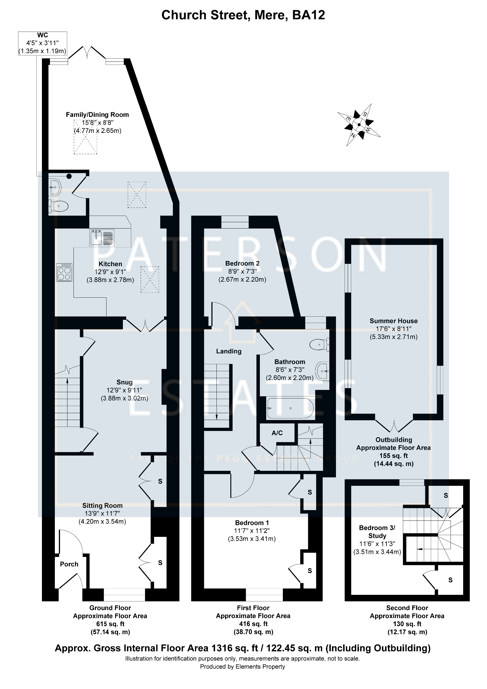 St Peters, Church Street, Warminster floorplan