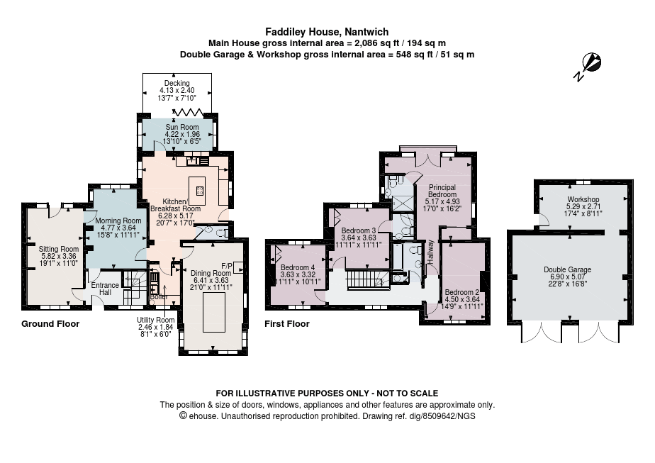 Wrexham Road, Faddiley, Nantwich, Cheshire CW5, 4 bedroom detached