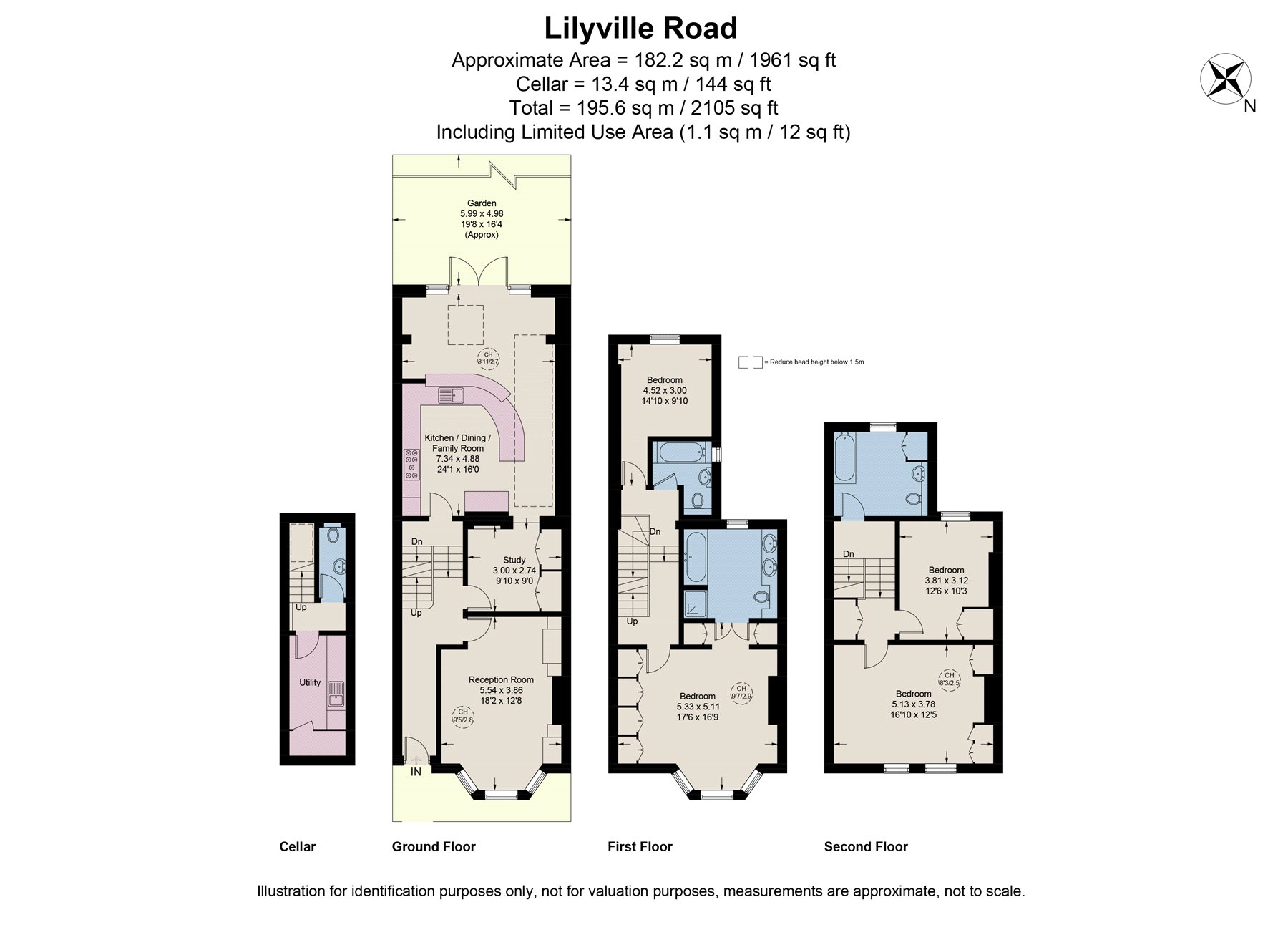 20, Lilyville Road, London floorplan