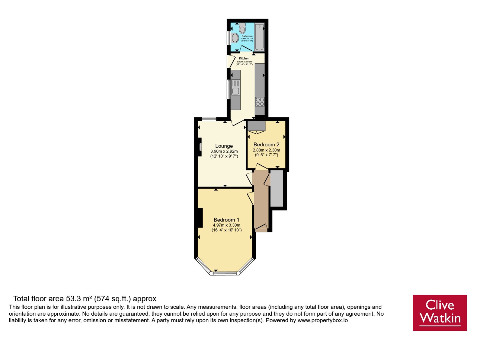 Ground Floor Flat, 38, Rockville Street, Merseyside floorplan
