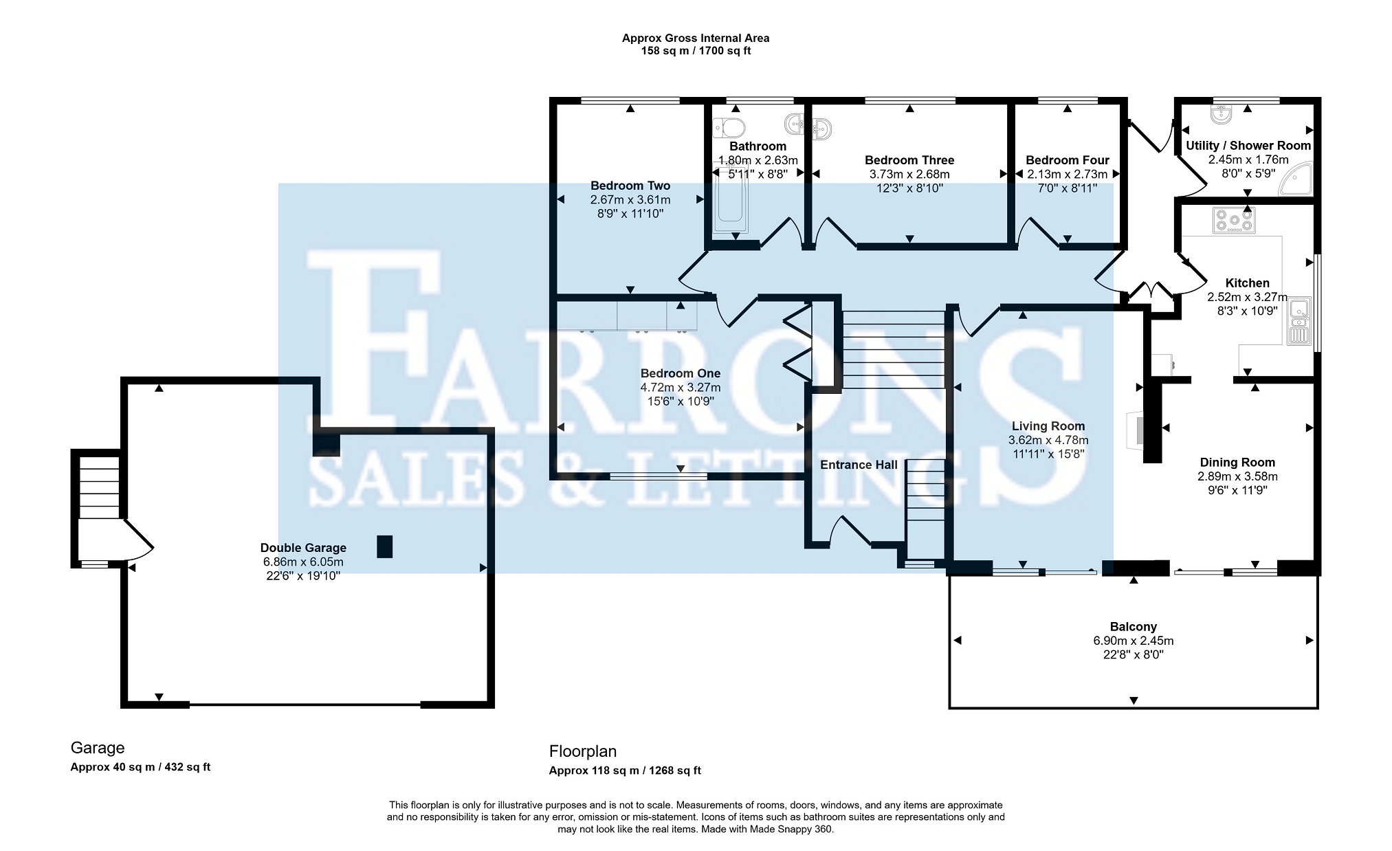 5, Brae Road, Winscombe floorplan