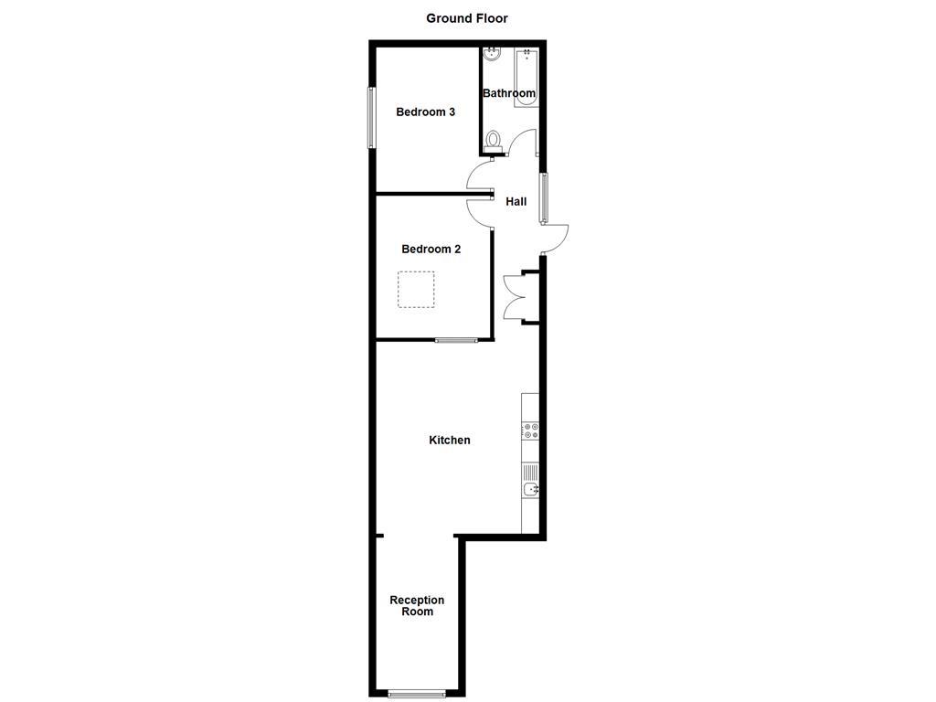 206, Newchurch Road, Bacup floorplan