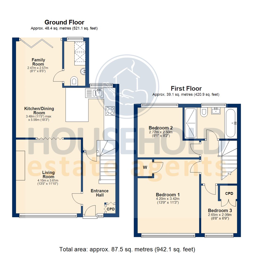 3 Bedrooms Semi-detached house for sale in Carterweys, Dunstable, Bedfordshire LU5