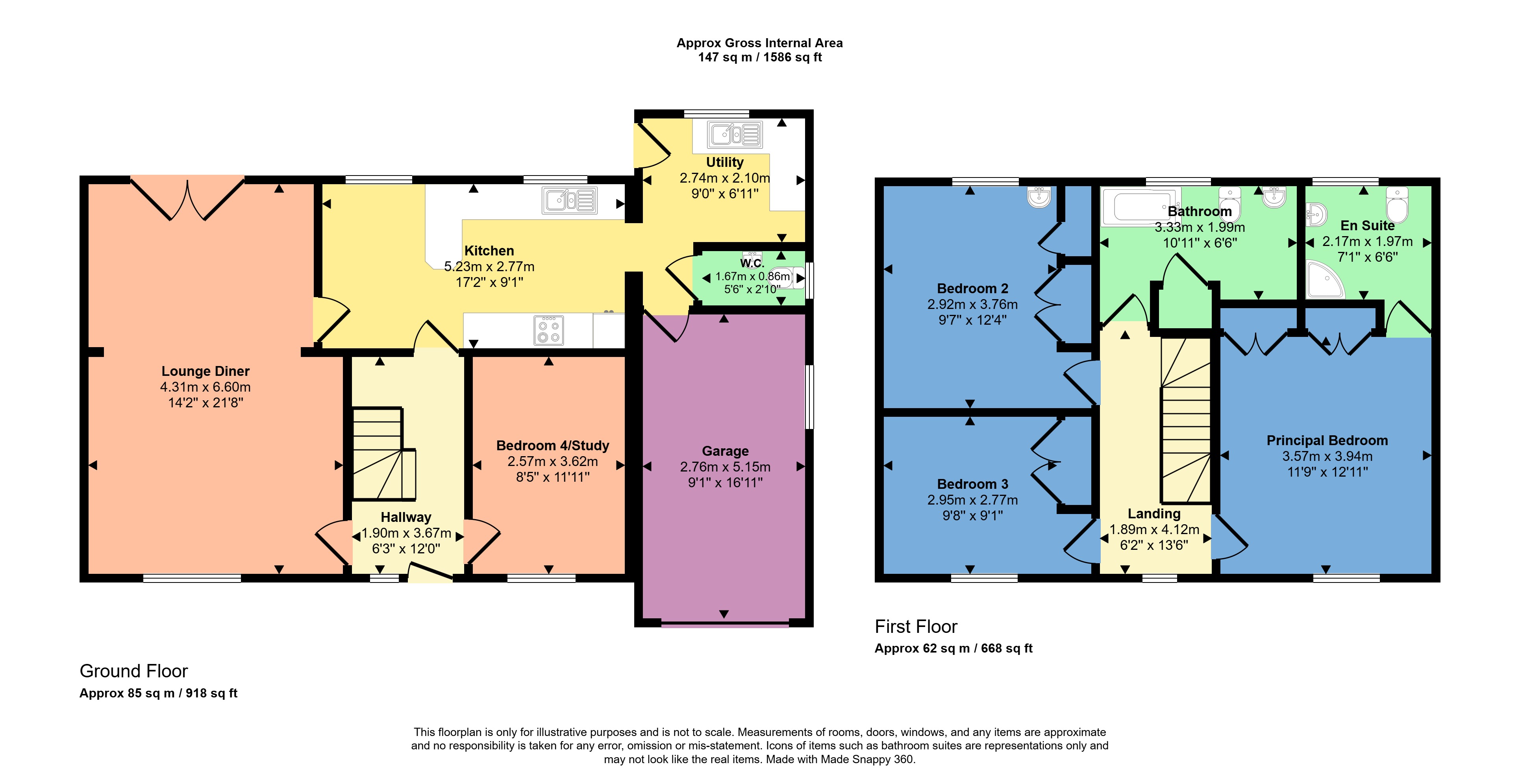 10, Village Farm Close, Bude floorplan