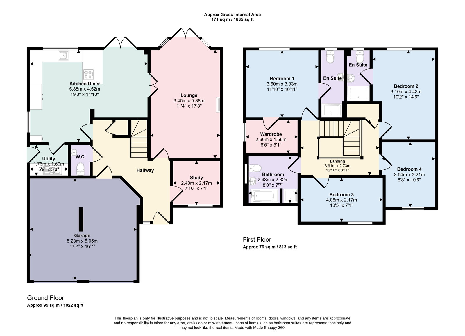 81, The Parklands, Cockermouth floorplan