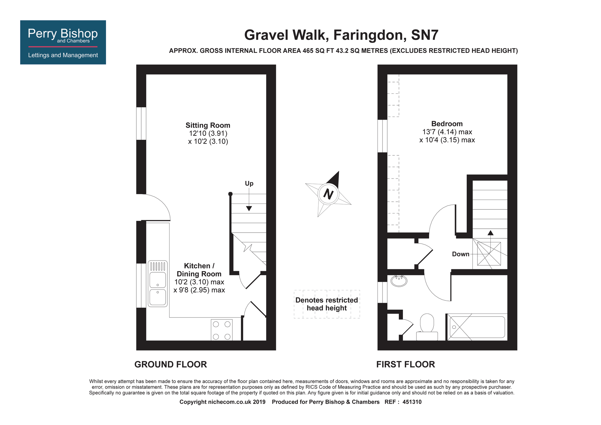 1 Bedrooms End terrace house for sale in Gravel Walk, Faringdon SN7