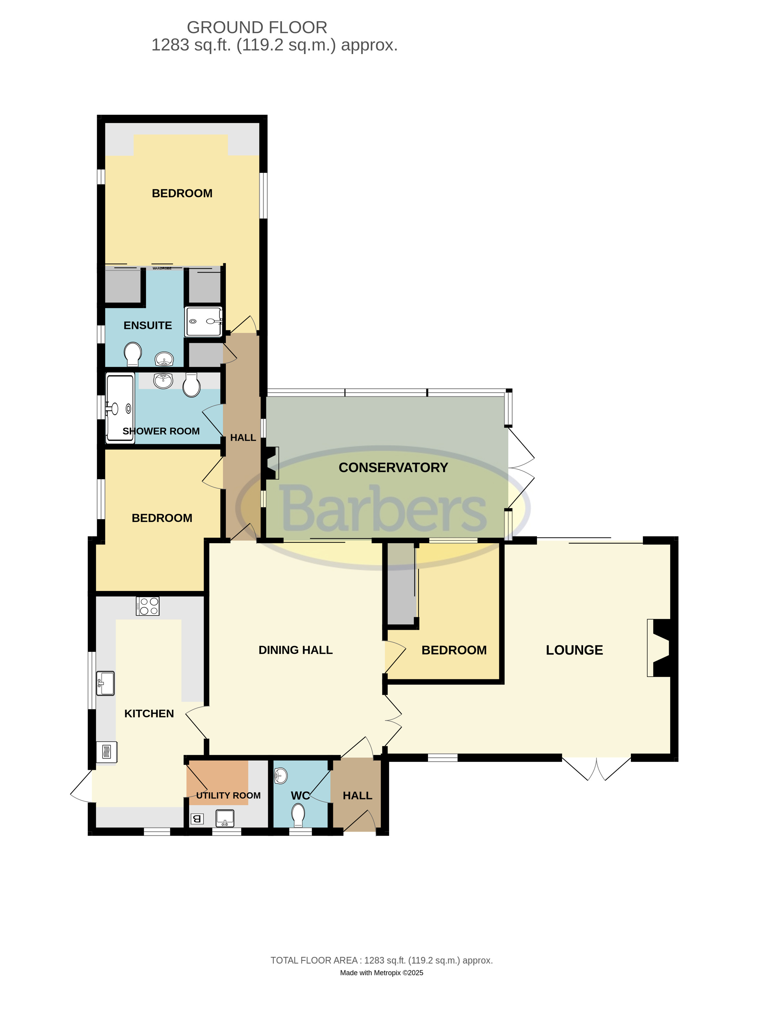 5, Donnerville Gardens, Telford floorplan