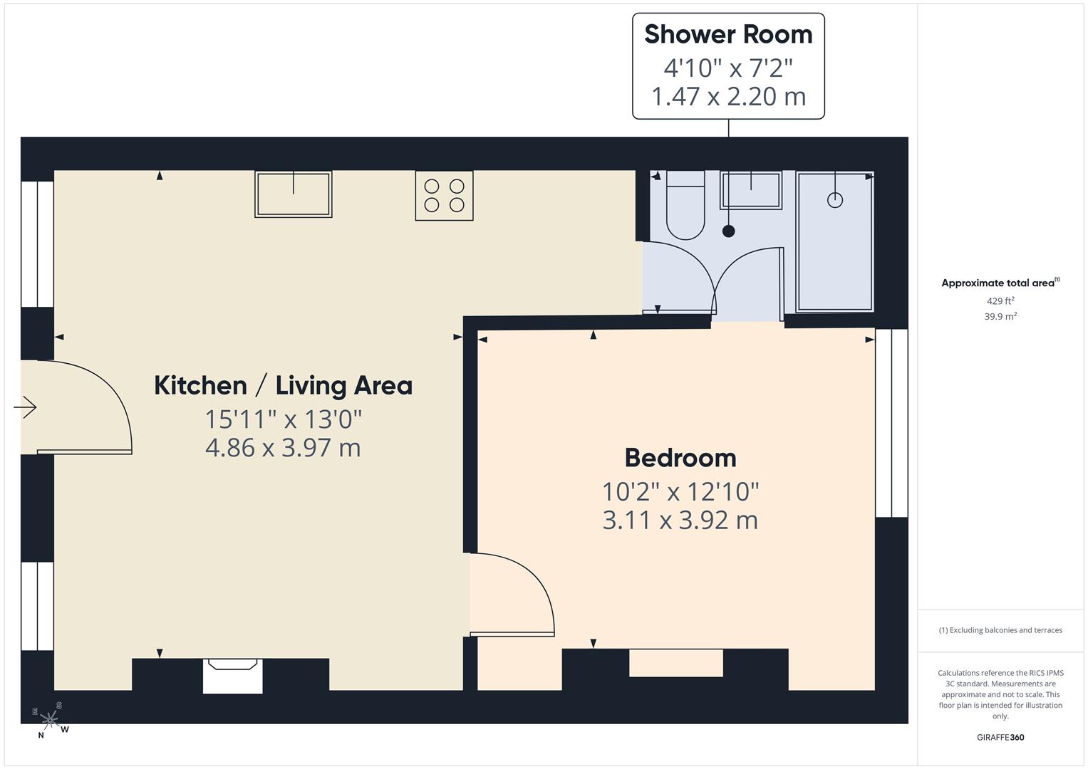 2, 4 Brownlow Terrace, Stamford floorplan