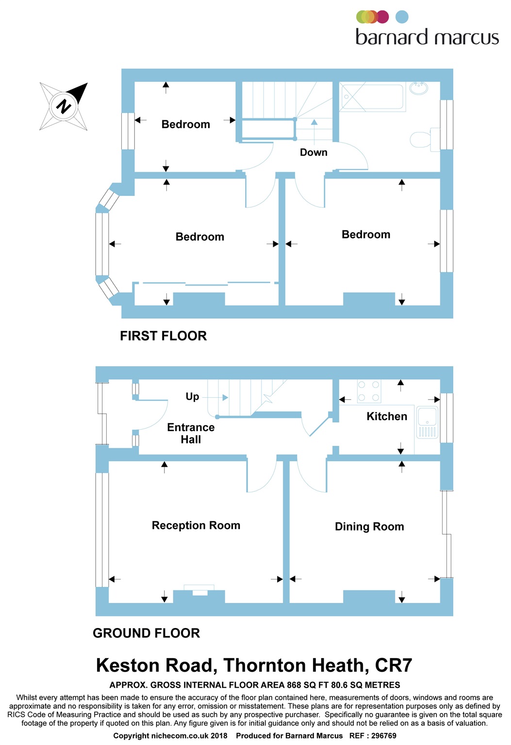 3 bed terraced house for sale in Keston Road, Thornton Heath CR7 Zoopla