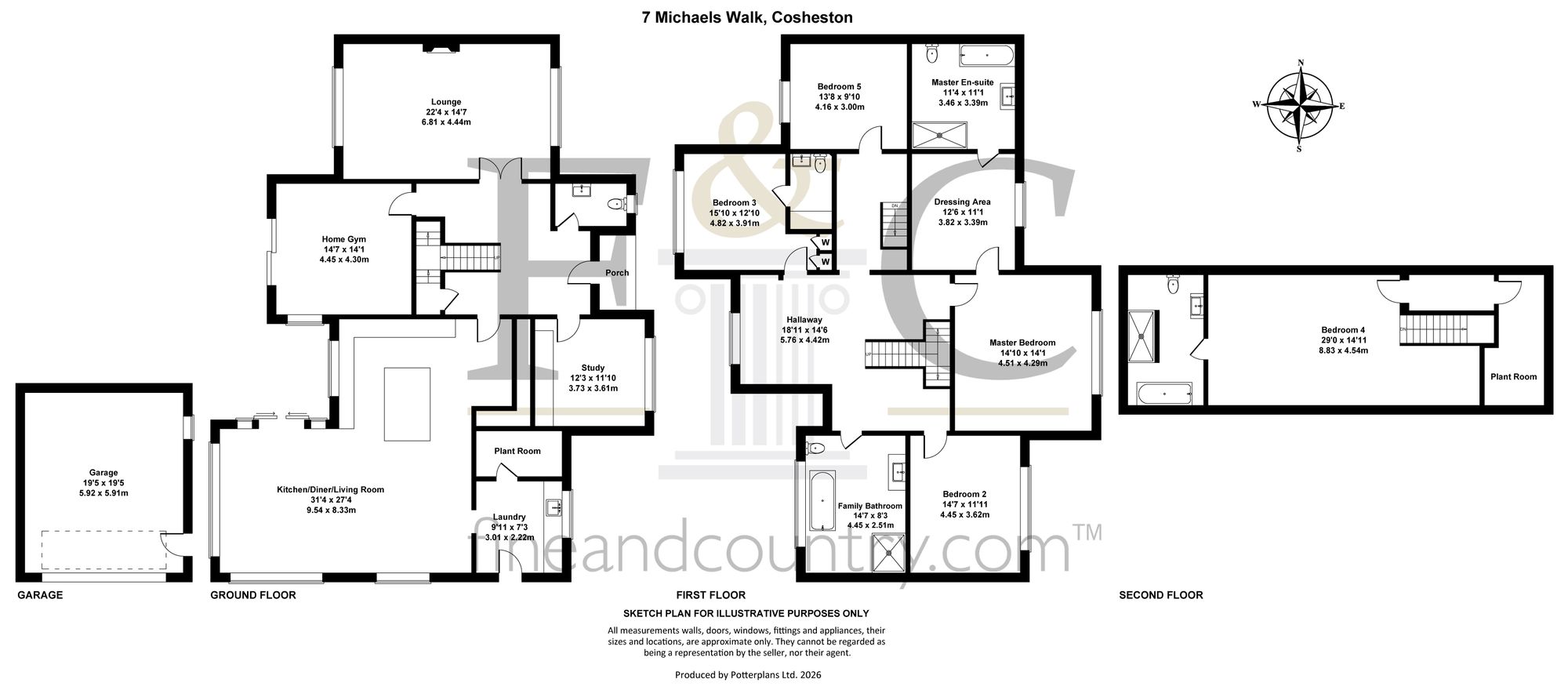 7 Michaels Walk, Pembroke Dock floorplan